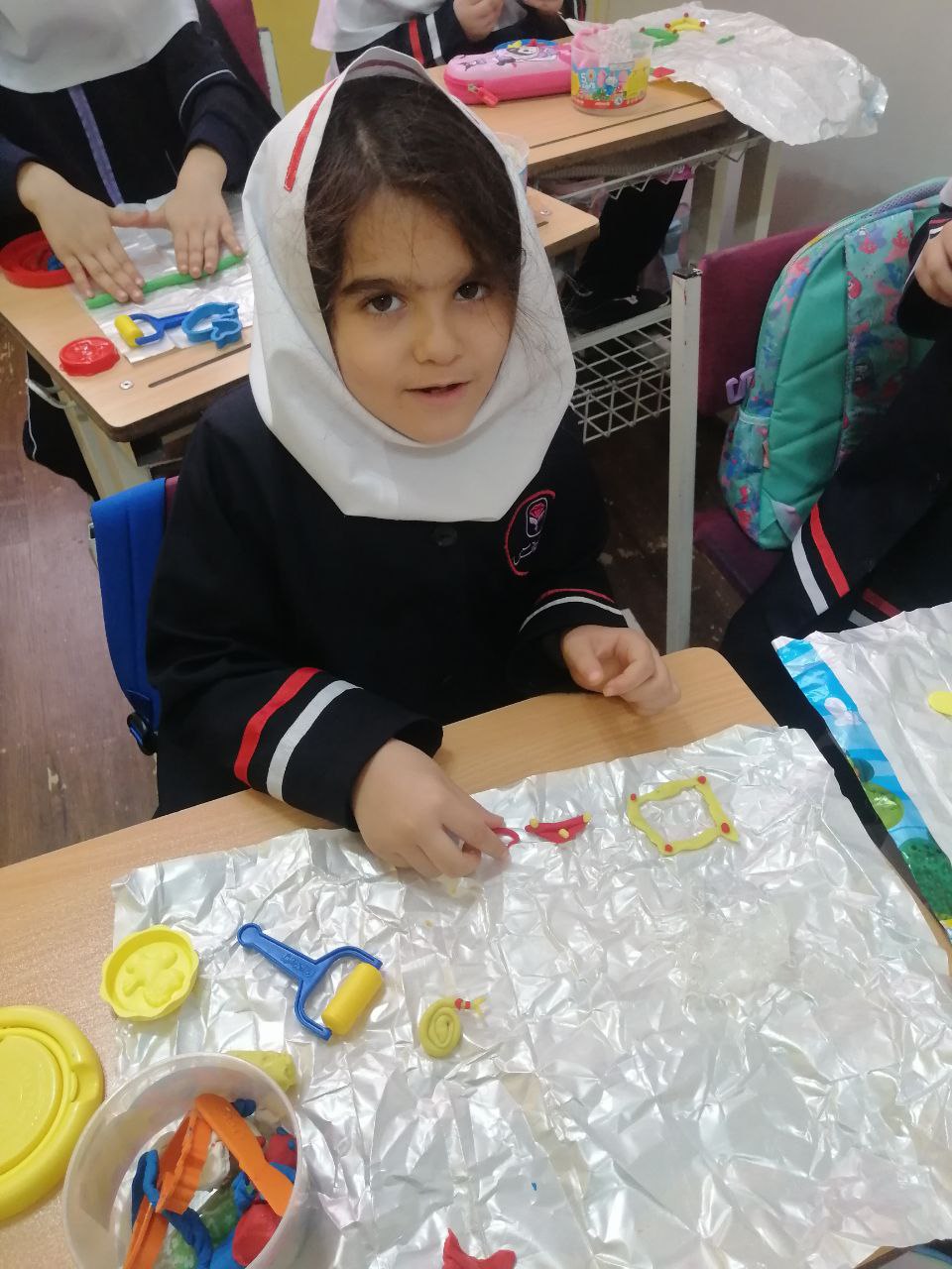 فعالیت هفته اول و دوم آبان کلاس رنگین کمان